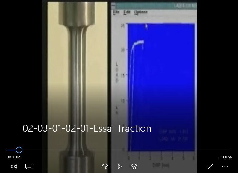 Essai de Traction